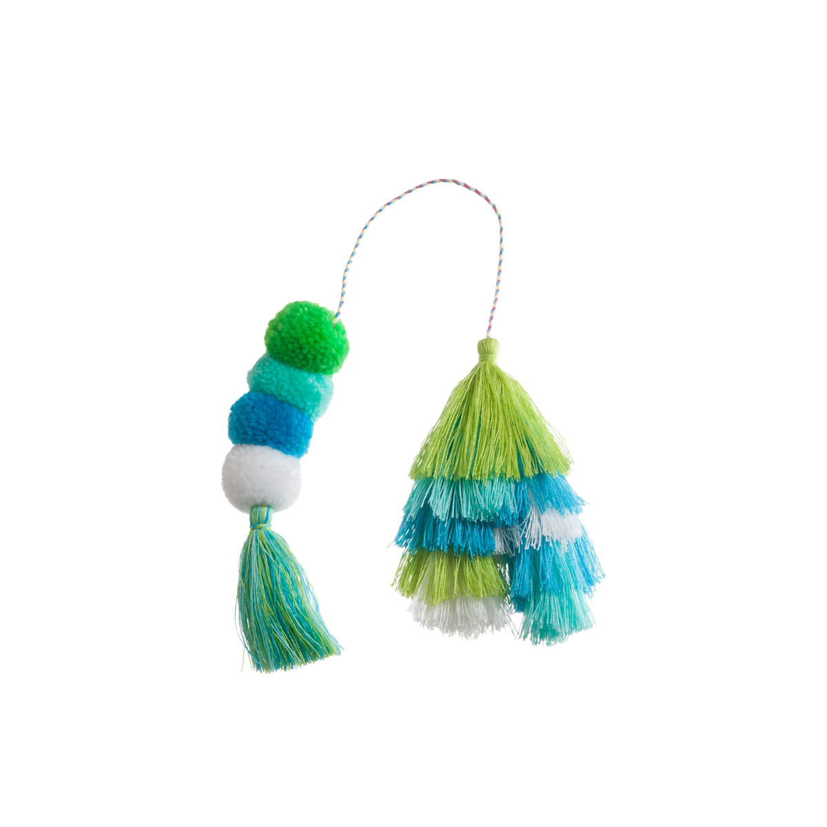 Bauble - Seaweed Double Tassel D0