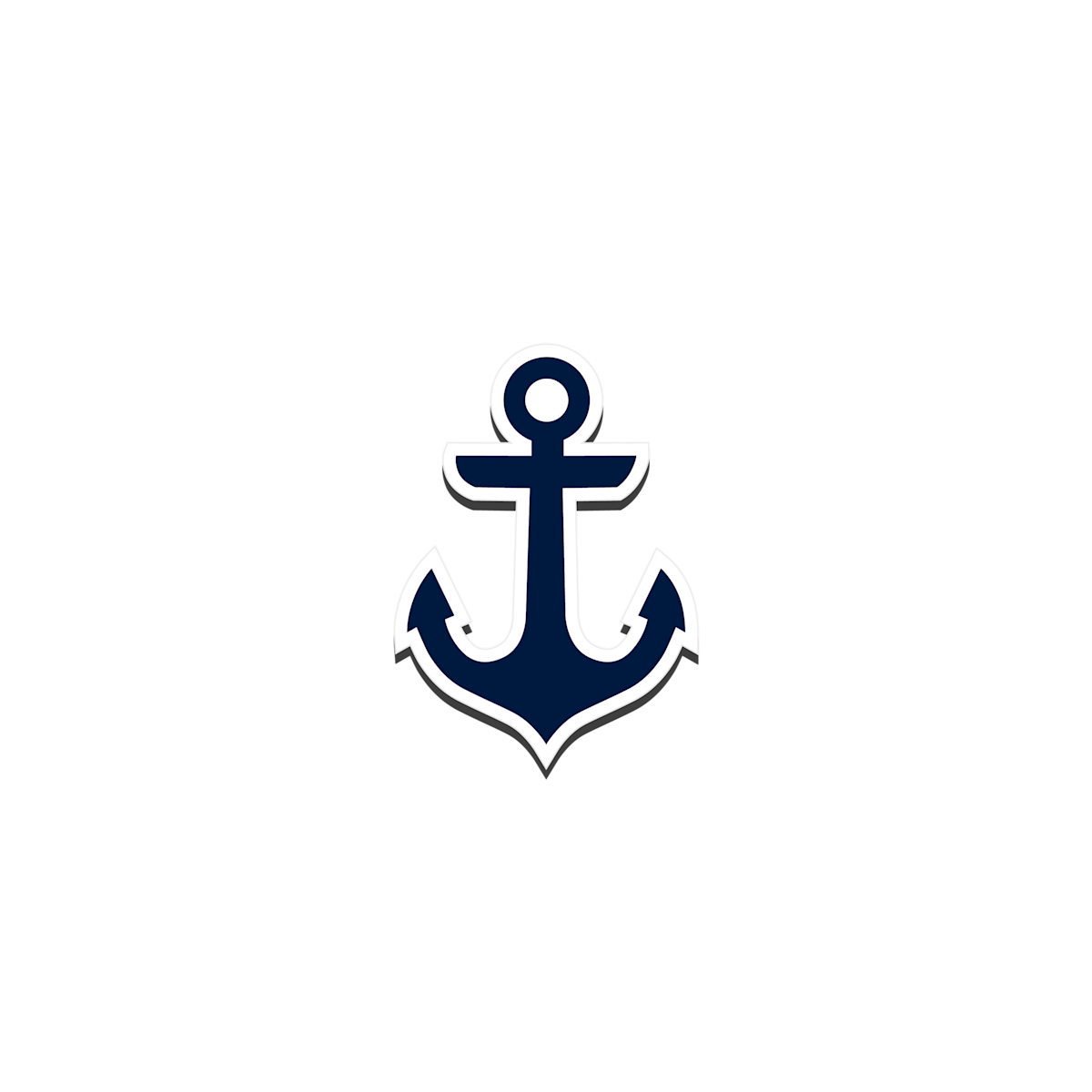 Bogg Bit - Navy Anchor U4