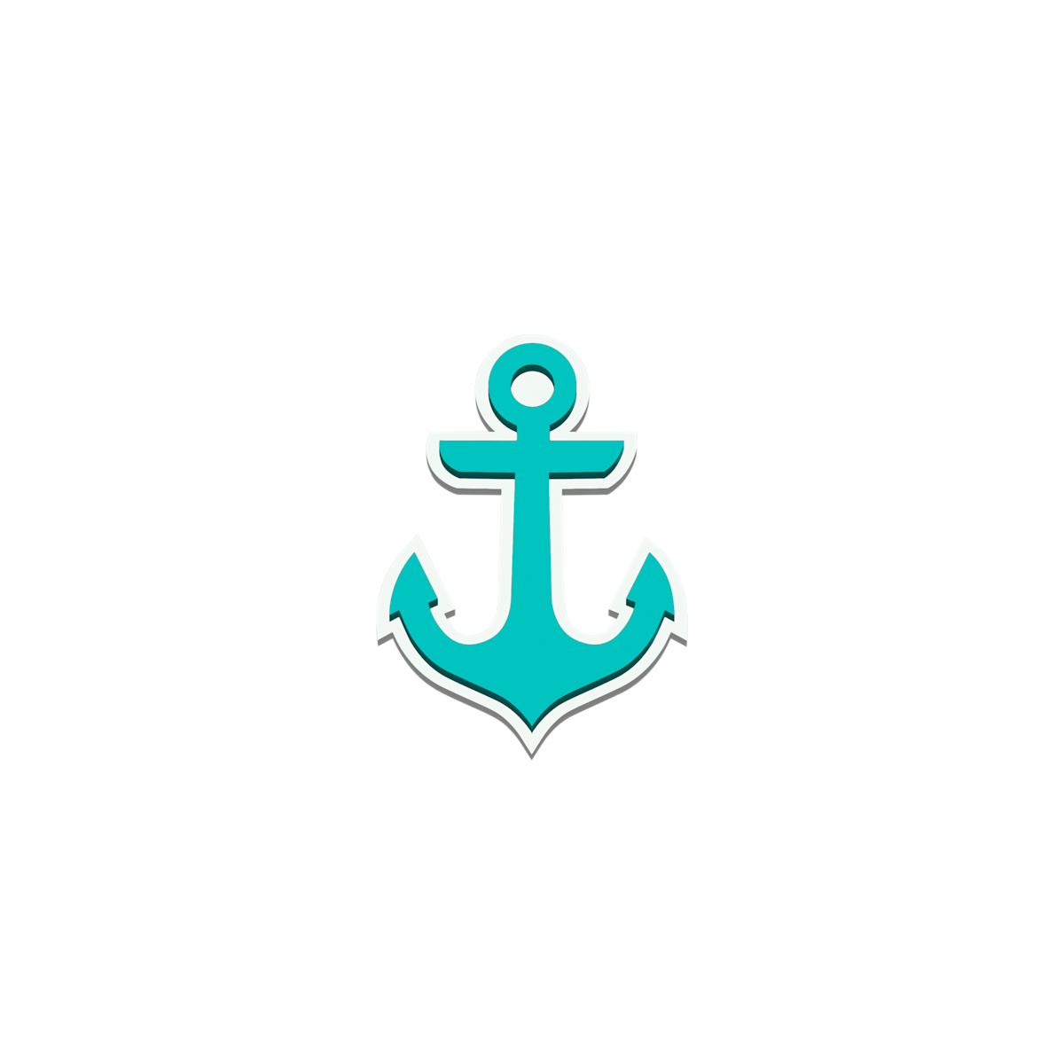 Bogg Bit - Turquoise Anchor T9