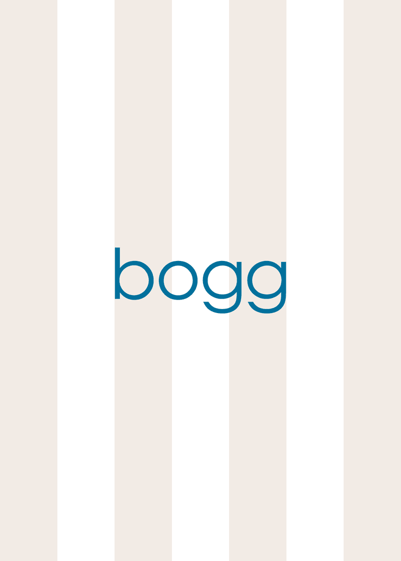 Bogg Stripes Greeting Card A4