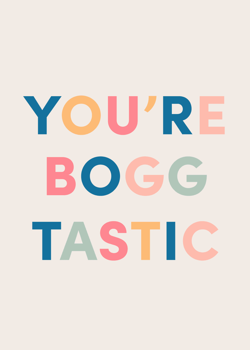 You're Boggtastic Greeting Card L5