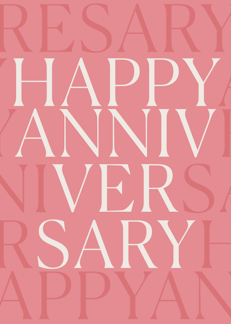 Happy Anniversary Greeting Card Z9