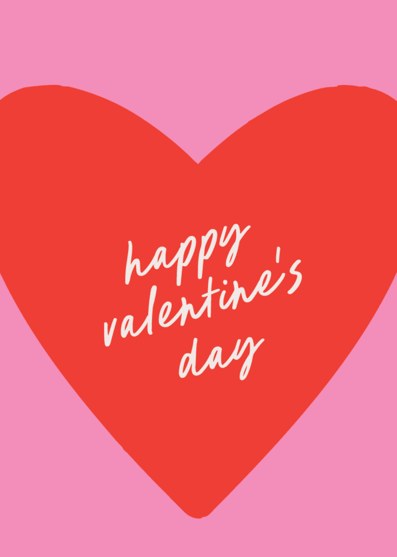 Happy Valentine's Day Greeting Card S1