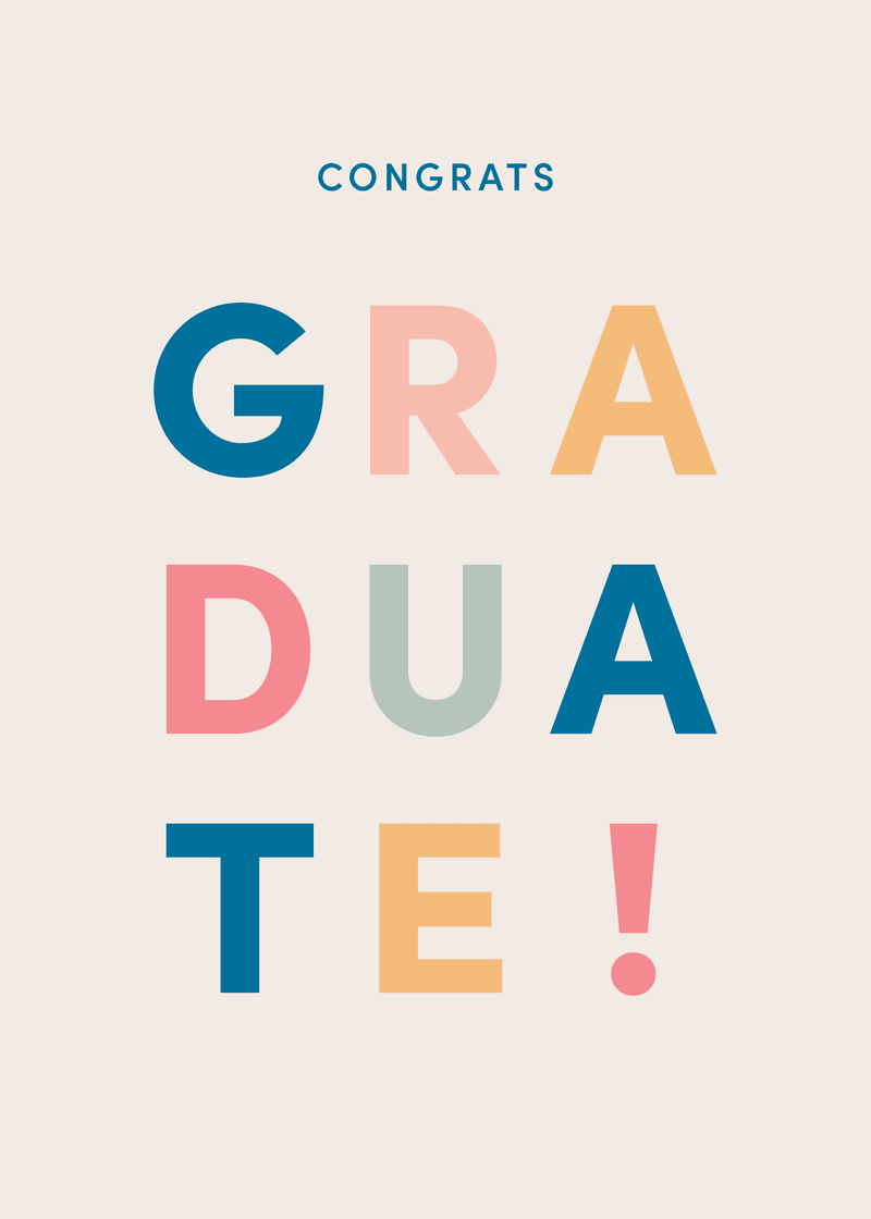 Graduation Graduate Greeting Card M6