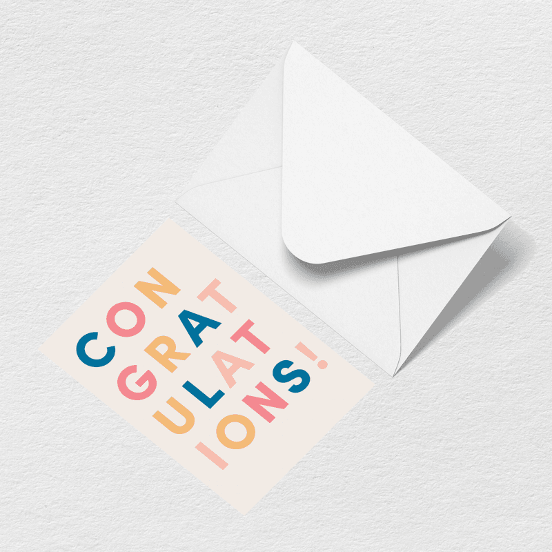 Bogg Congratulations Greeting Card D8