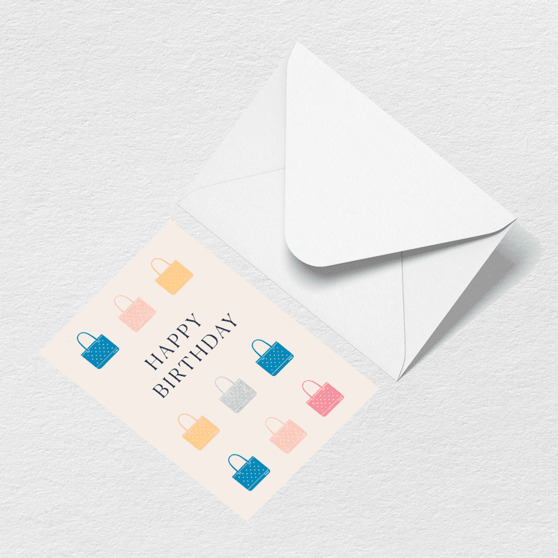 Happy Birthday Totes Greeting Card Q2