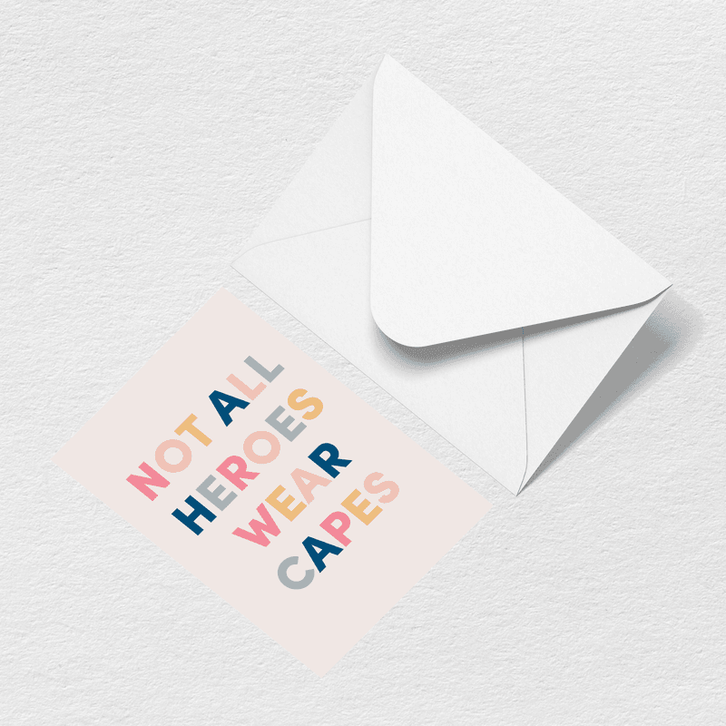 Heroes Greeting Card A8
