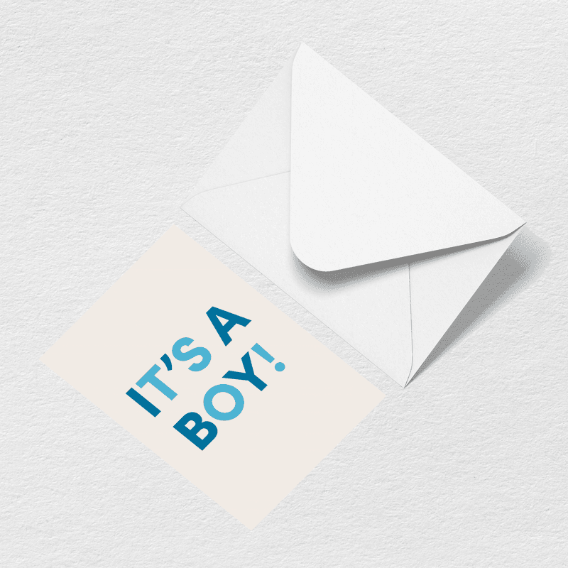 It's A Boy Greeting Card O5