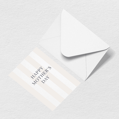 Mother's Day Stripes Greeting Card H7