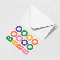Boo Greeting Card J8